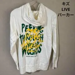 キズ LIVE パーカー 単独公演 傷 ZIP HOODIE OFF WHITE