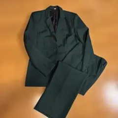 美品　ダークグリーン カジュアルスーツ セット