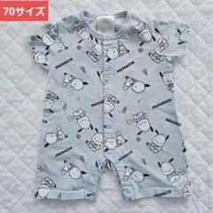 ポチャッコ　半袖ロンパース 70サイズ　バースデイ