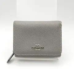 コーチ　折財布　財布　ウォレット　シグネチャー　グレー