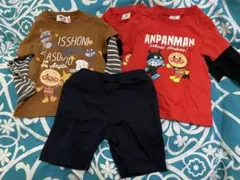 アンパンマン 長袖Tシャツ・ショートパンツセット 90 プチマイン