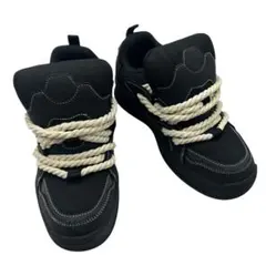 ZARA ロープディテールスケートスニーカー 25㎝（EUR40サイズ）