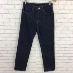 2.4 h851 ユニクロ スリム ストレート ハイライズ ジーンズ24 デニム