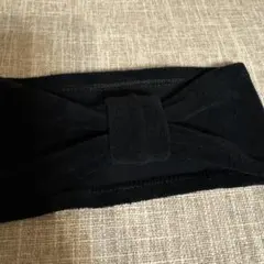 ヘアターバン ブラック　ヘアバンド