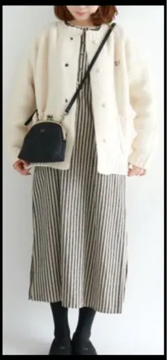 sm2 35th SA刺繍ブリティッシュウールカーディガン