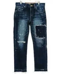 【BACK NUMBER 198828XX】デニムジーンズ/ダメージ加工/30