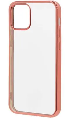 iPhone12mini リング付きスマホケース 5.4インチ ローズゴールド