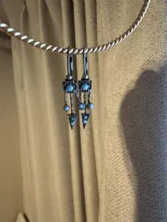 AGHATA アガタ・ターコイズストーン ビンテージ　ピアス