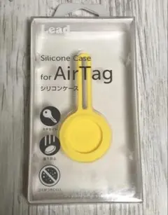 新品　air tag 用シリコンケース　エアータグ用カバー　イエロー　Bのサムネイル