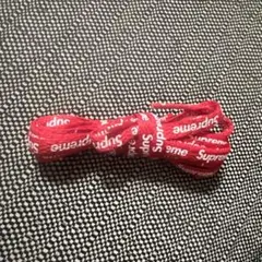 Supreme シューレース　レッド