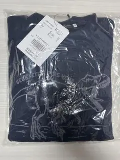 【BeBe】タグ付き新品未使用★ウラゲ+格子キルトジャガード恐竜トレーナー140