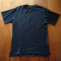 山と道 U.L. ヘンリーネック Tシャツ ネイビー