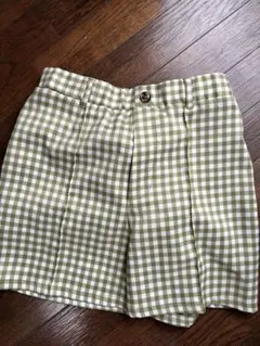 ギンガムチェック　ショートパンツ