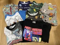 ポケモン⭐︎パジャマ5点Tシャツ2点ジャンパー1点まとめて８点セット120〜130