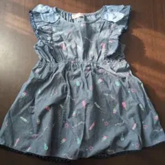 MEZZO PIANO ノースリーブワンピース 130