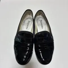 値下げ❌　repetto レペット エナメルローファー マイケル 24㎝ 黒のサムネイル