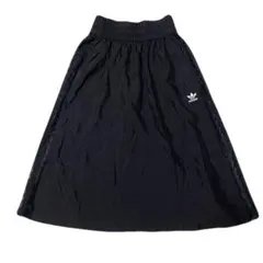 adidas originals side レーススカート アディダス　黒