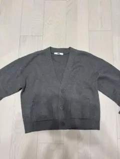 UNIQLO ユニクロ 長袖 カーディガン グレーSのサムネイル