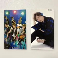 厚紙カード　SixTONES 京本大我　2枚