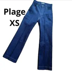 【Plage】センタープレスフレアデニムのサムネイル