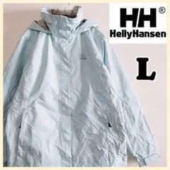 ヘリーハンセン　フルジップ　マウンテンライトジャケット　ブルー　L　レディース