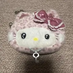 ギャルネコ　チャーミーキティ　レオパード　ヒョウ柄　ピンク ポーチ キティ