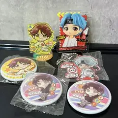 BTS Tiny TAN ユンギ SUGA アクスタ 缶バッジ キーホルダー