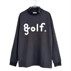 8gshoot LOGO PRINT MOCK NECK L/S TEE