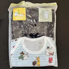 ユニクロ　UNIQLO 肌着　ムーミン　90 ベビー　ロンパース 未開封