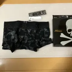 XS（44）Roen スカルデザイン ボクサーパンツ 黒 - メルカリ