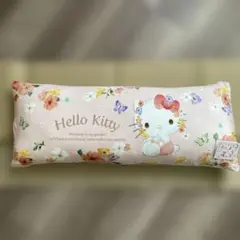 サンリオキャラクターズ 水彩花柄ロングクッション 抱き枕 ハローキティ