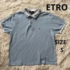 ETRO エトロ イタリア製 鹿の子 半袖ポロシャツ ペガサス刺繍のサムネイル