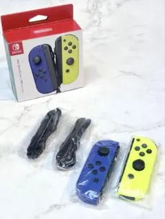 【ジャンク品】Switch Joy-Con 純正 LR ブルー ネオンイエロー