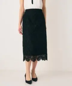 ANAYI（アナイ）　リーフレースタイトスカート　スカートのサムネイル