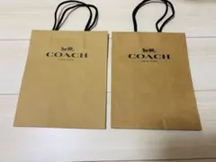 COACH ショップ袋 2枚セット