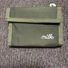 milk 三つ折り財布 オリーブグリーンのサムネイル