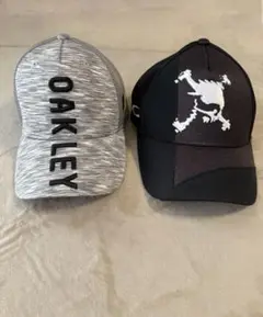 美品 OAKLEY オークリーゴルフキャップ セット