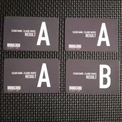 ユニバ バイオハザードRE:2 カード セット 非売品