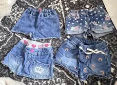 爆安価格！ショートパンツ、スカート４枚セット！