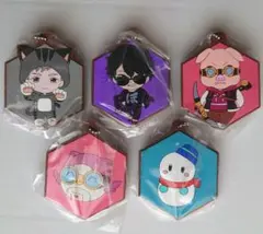 ドズル社ガチャ　カプセルラバーマスコット　5個