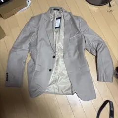 ベージュ テーラードジャケット & パンツ セット