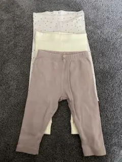 ZARA リブレギンス3枚セット