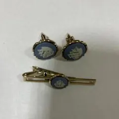 Wedgwood ジャスパー ネクタイピン カフス セットのサムネイル