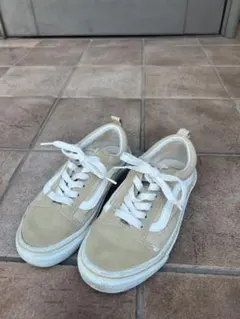 Vans スニーカー　ベージュ　キッズ　21cm 美品