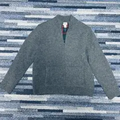 L.L.Bean ラムズウール フルジップニット ジャケット L