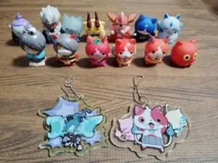 妖怪ウォッチ ソフビフィギュア 鬼太郎体セット アクリルキーホルダー2個