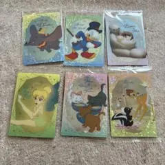 ディズニー ウエハース2 キャラクターカード6枚セット
