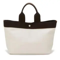 【美品】TOPKAPI リプル　ネオレザー　トートバッグ　A4 アイボリー