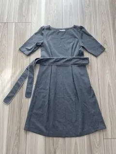 卒入学式用にも⭐︎SWEET MOMMY ワンピース 七分袖 ウエストリボン付き