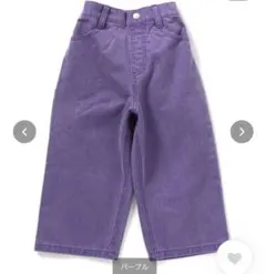 BREEZE ヘリンボンカラフルパンツ 140 パープル ブリーズ